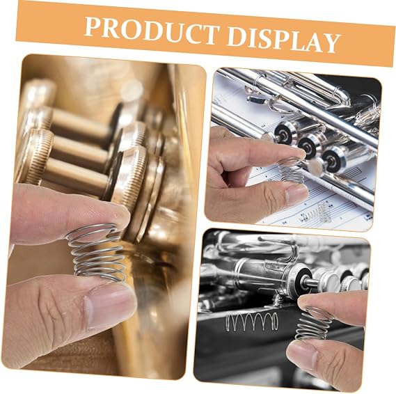 6pcs Euphonium Spring Replacements for Trumpet Button Springs Musical Instrument Accessories for Trumpet Repair