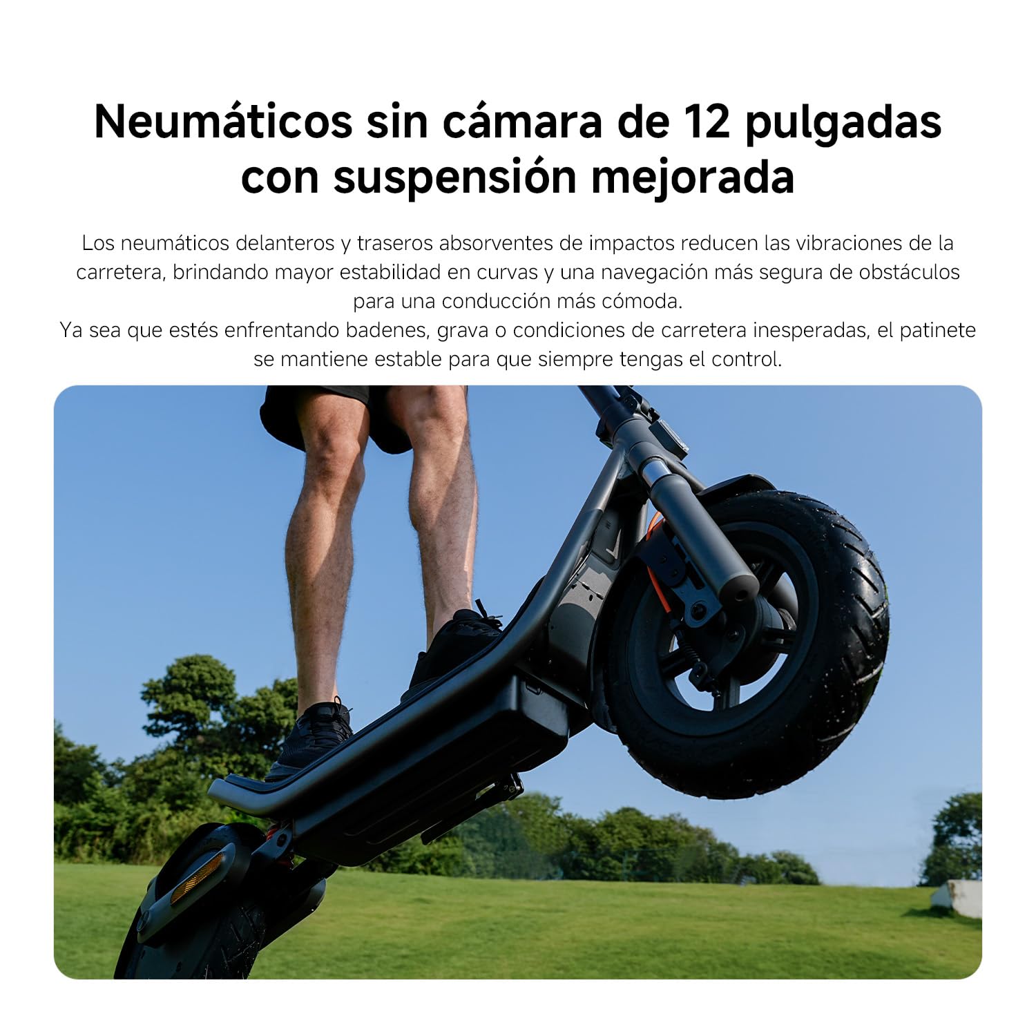 Xiaomi Electric Scooter 6 o 6 Lite+ Mochila, Patinete eléctrico, Certificado DGT (Máx 25km/h, Autonomía 45km, Neumáticos 10-12", Suspensión, Frenos Dobles, Patinete Plegable, Control por App) — view 3