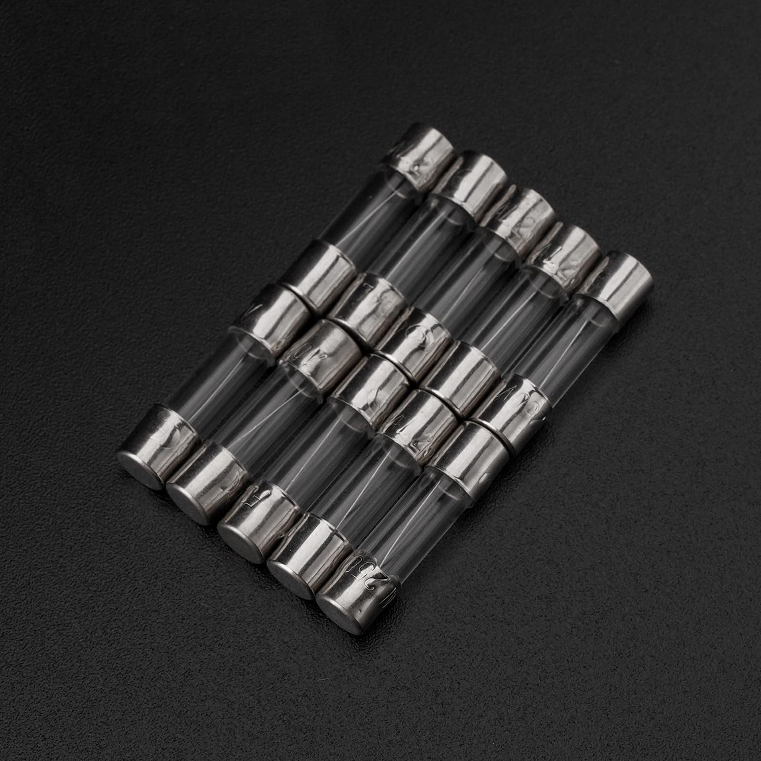 Paquete de 20 fusibles de vidrio de 5 A de soplado rápido de 5 A, 250 V, 5 x 20 mm (F5AL, 250 V)