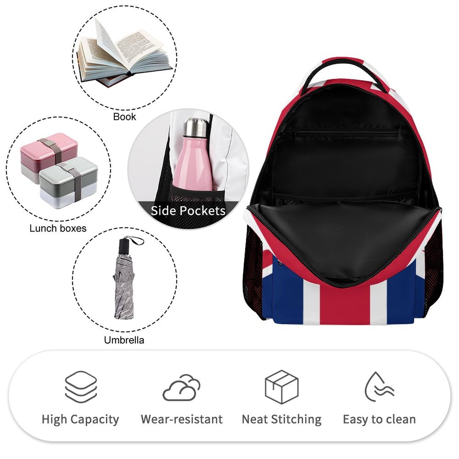 Amazon.co.jp: リュックサック イギリス国旗 子供リュック 男の子 