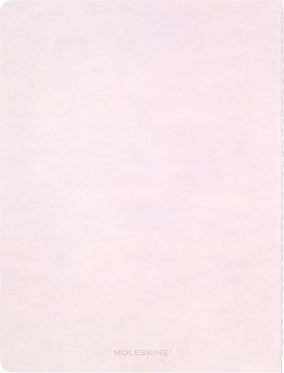 Moleskine Limited Edition Sakura 2026 Blossom Cahier Journal, Soft Cover, XL (7.5 x 9.75) Ruled/Lined, Pink with Gold Accents, 120 pages