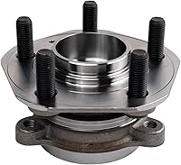 Vista 5 de TRQ Juego de 2 rodamientos de rueda delantera y conjunto de cubo compatible con Tesla 3 2020 Y 2018-2019