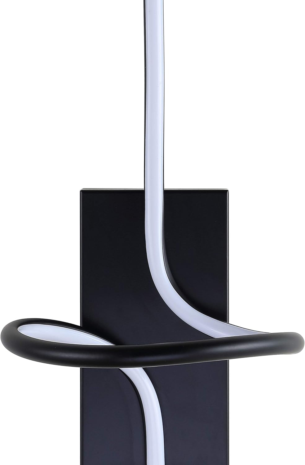 JONATHAN Y 9" Black Modern Minimalist Integrated LED Vanity Light Sconce, Dimmable Metal Wall Lamp for Bathroom Mirror, Living Room, Hallway, Hardwired, ETL Listed (JYL7030B)