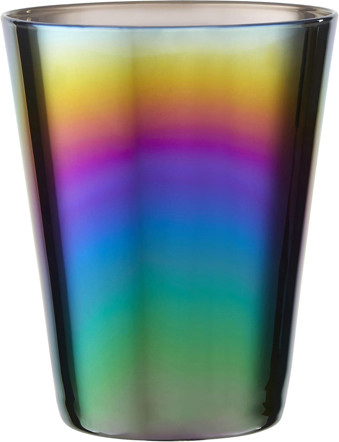 Premier Housewares Tumbler Martini Glasses Wide Rim Cocktail Glasses Set of 4 Whiskey Glass Vibrant Drinking Glasses Set Of 4 Tumblers Glass 11h x 9w x 9d