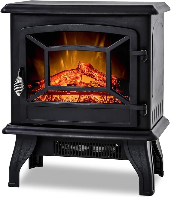 Electric Fireplace Heater Stove Portable Space Heater