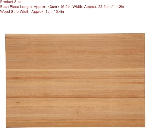 Miniatura 7 de Keenso Mini tabla de piso, 1 12 casa de muñecas en miniatura, simple y elegante, tira de madera, accesorio de decoración