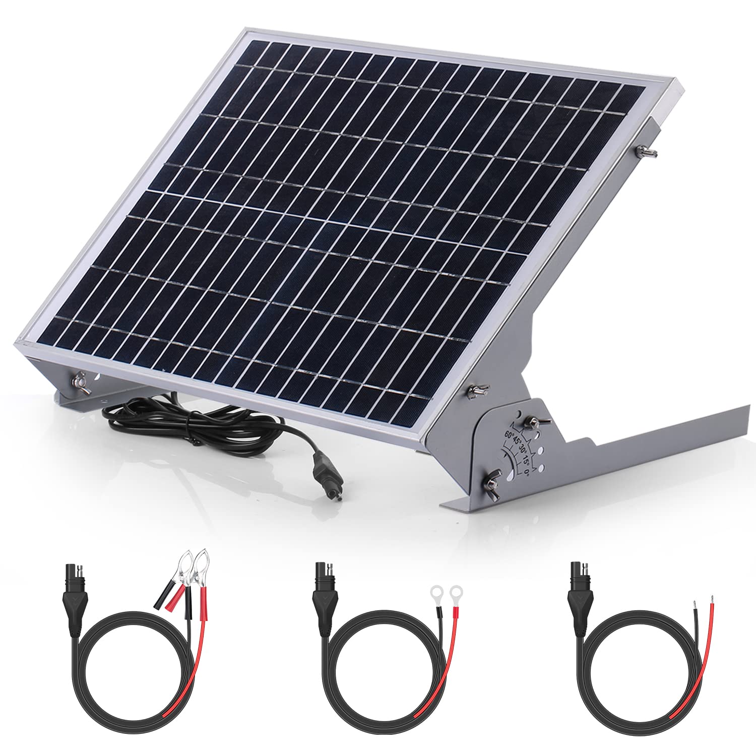 Buy heirao4072 12V Waterproof Solar Battery Trickle Charger