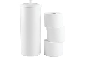 iDesign Plastic Holder: The Kent Collection – Holds 3 Rolls of Toilet Paper
