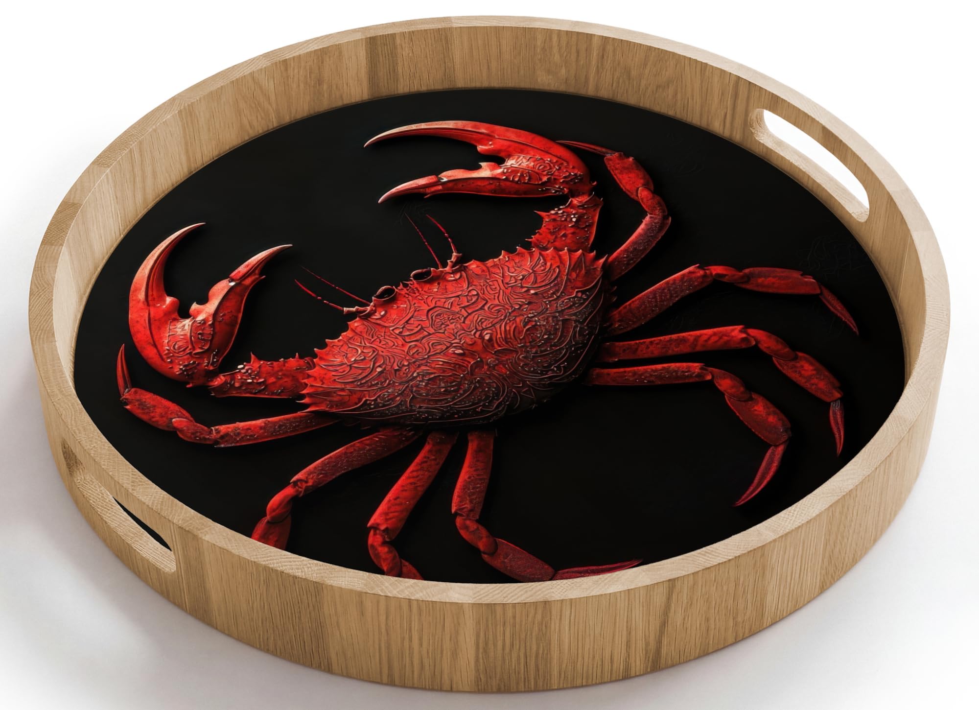 Plateau Plateaux Repas Bois Decoratif Table Dejeuner Résistant Aux