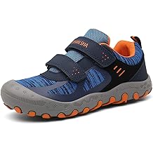 Mishansha Boys Girls Hiking Shoes Low Top Sneakers Outdoor Trekking Walking Climbing Running Shoes