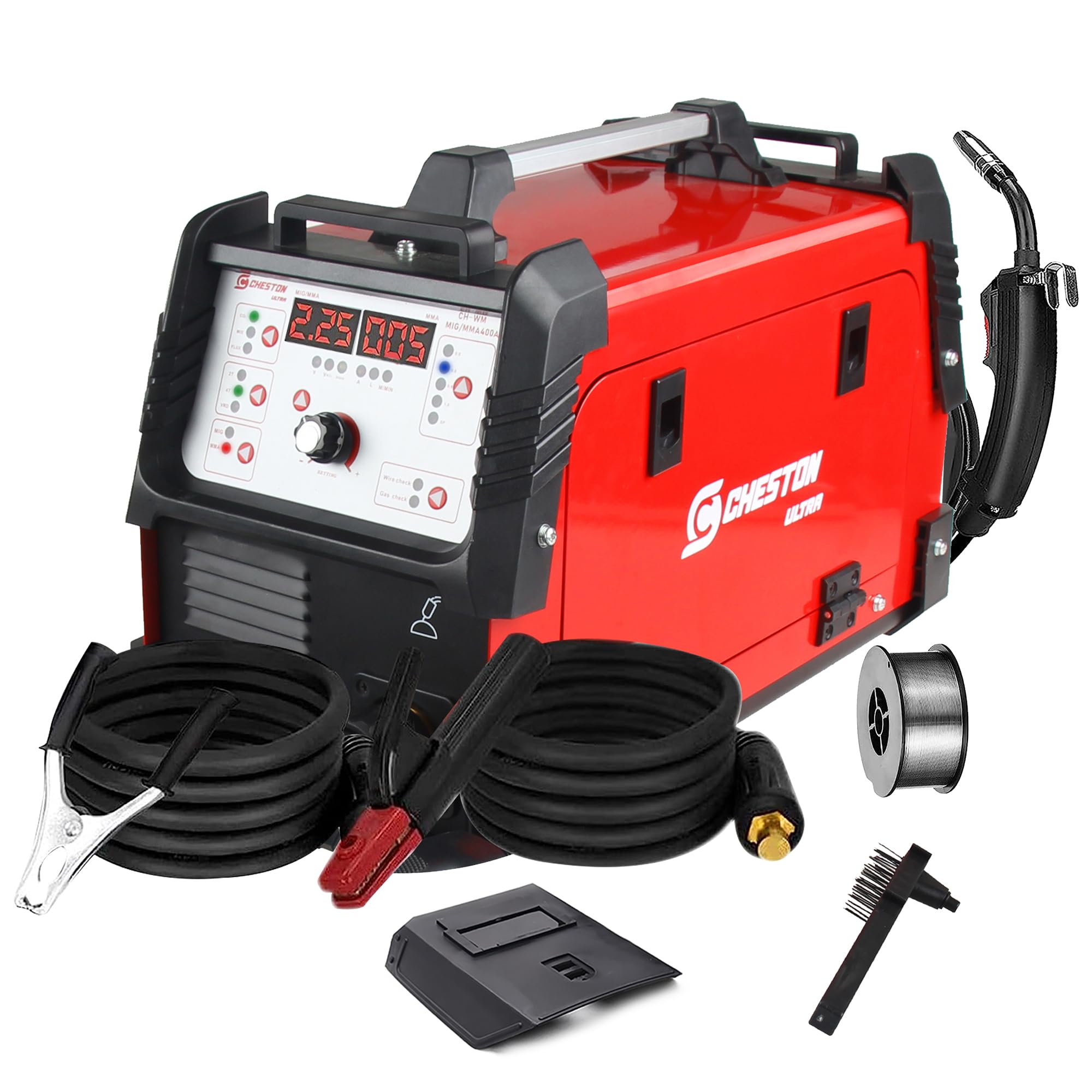 Cheston Ultra MIG/MMA Welding Machine 400A | Inverter IGBT Welding Machine Hot Start Anti Stick Function with Welding Torch, Mask & Other Accessories | (2-in-1) 400A Welder Flux Core Machine Tool (B0CB11HY4L) Amazon Price History, Amazon Price Tracker