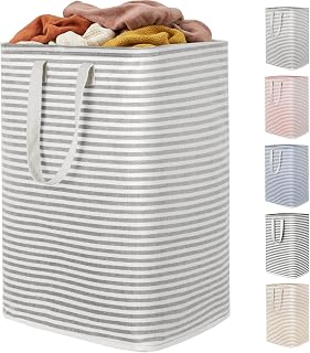 Lifewit 80L Large Laundry Baskets, Laundry Hampers Bags, 1 Pack, Grey