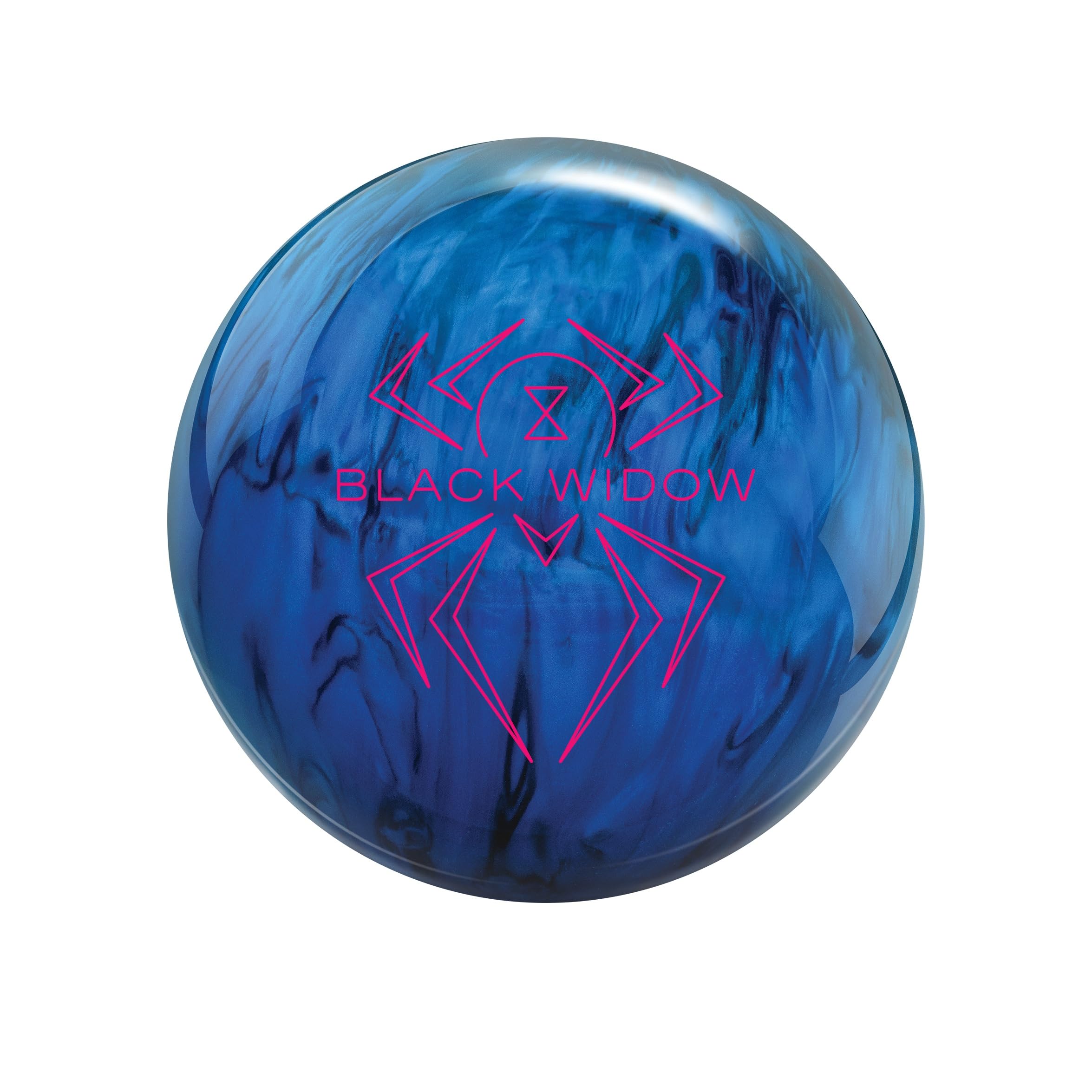 Bowlerstore Products Hammer PRE-DRILLED Black Widow Mania Bowling Ball - Cobalt/Black 14lbs