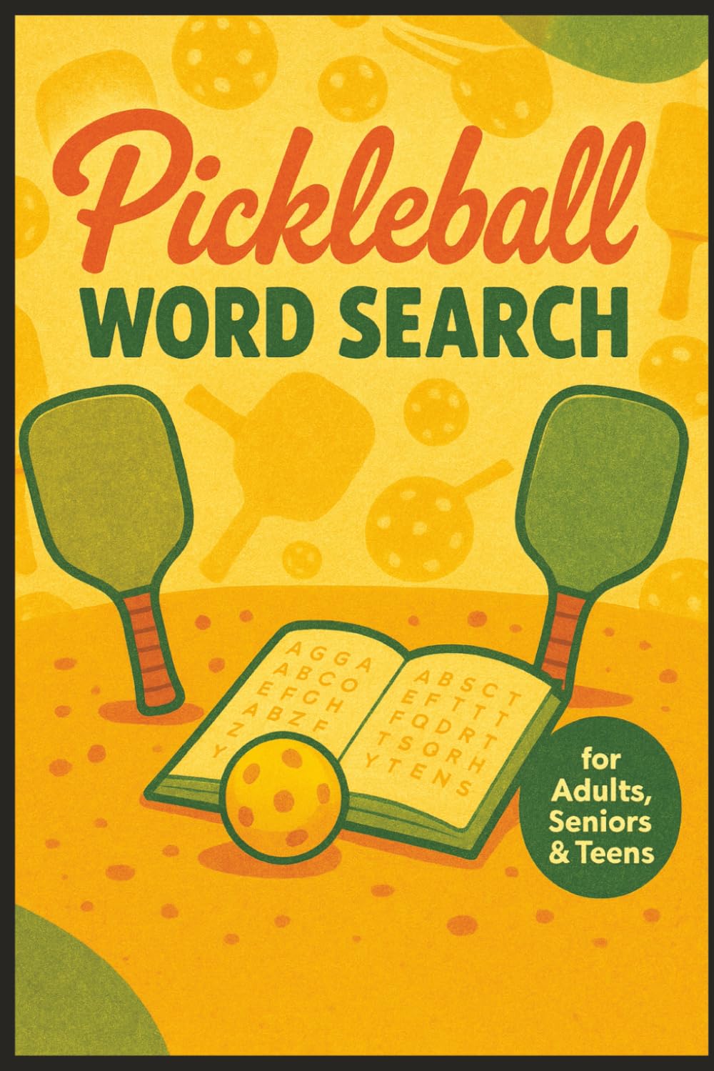 Pickleball Word Search Puzzle Book: Word Searches with Easy to Read Print about Pickleball, Sports ,Pickleball Lingo , and More | 6x9 inches, 110 ... Gift for Vacations, Holidays and Free Times