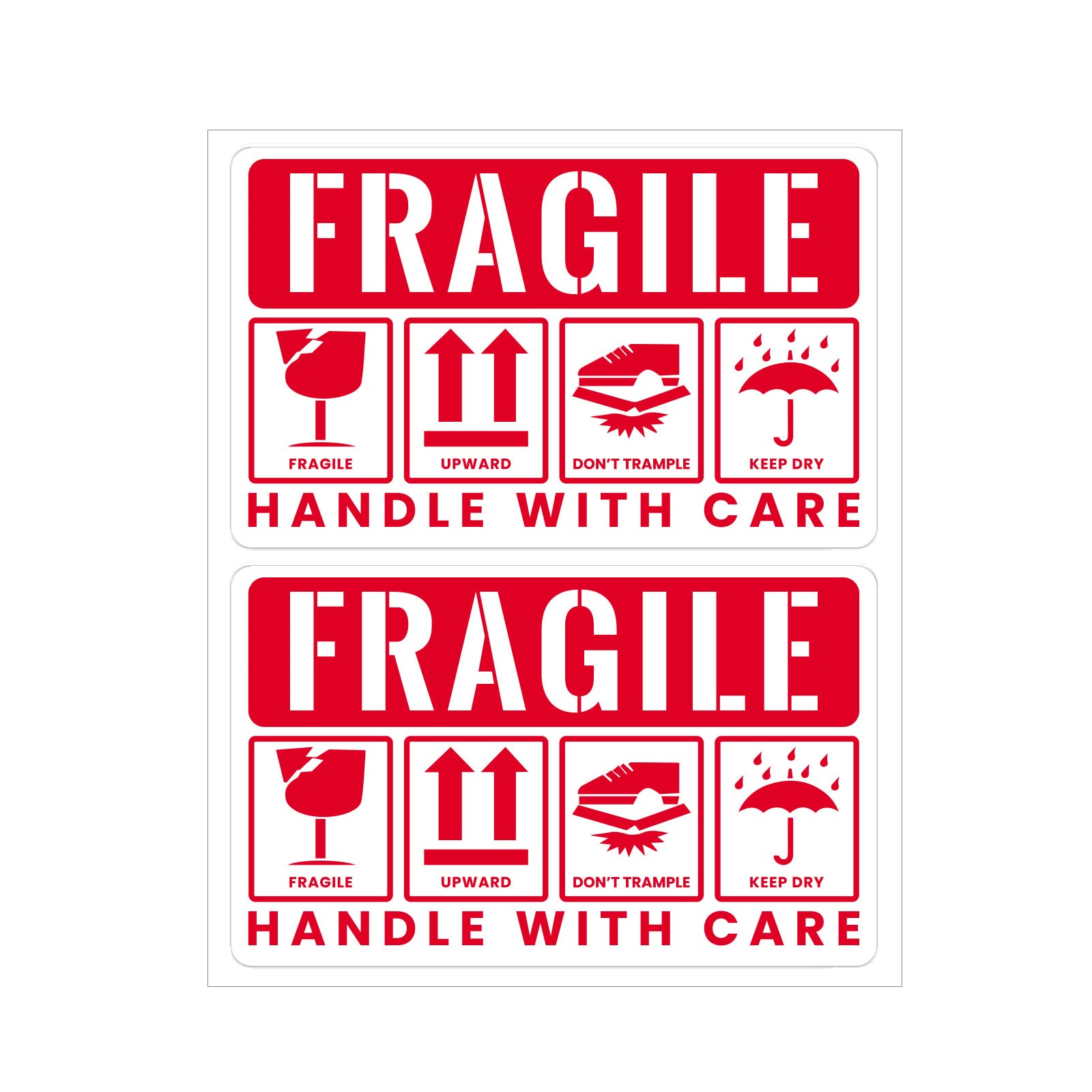 Buy Fragile Shipping Stickers 3 x 2 Inch Fragile Handle with Care