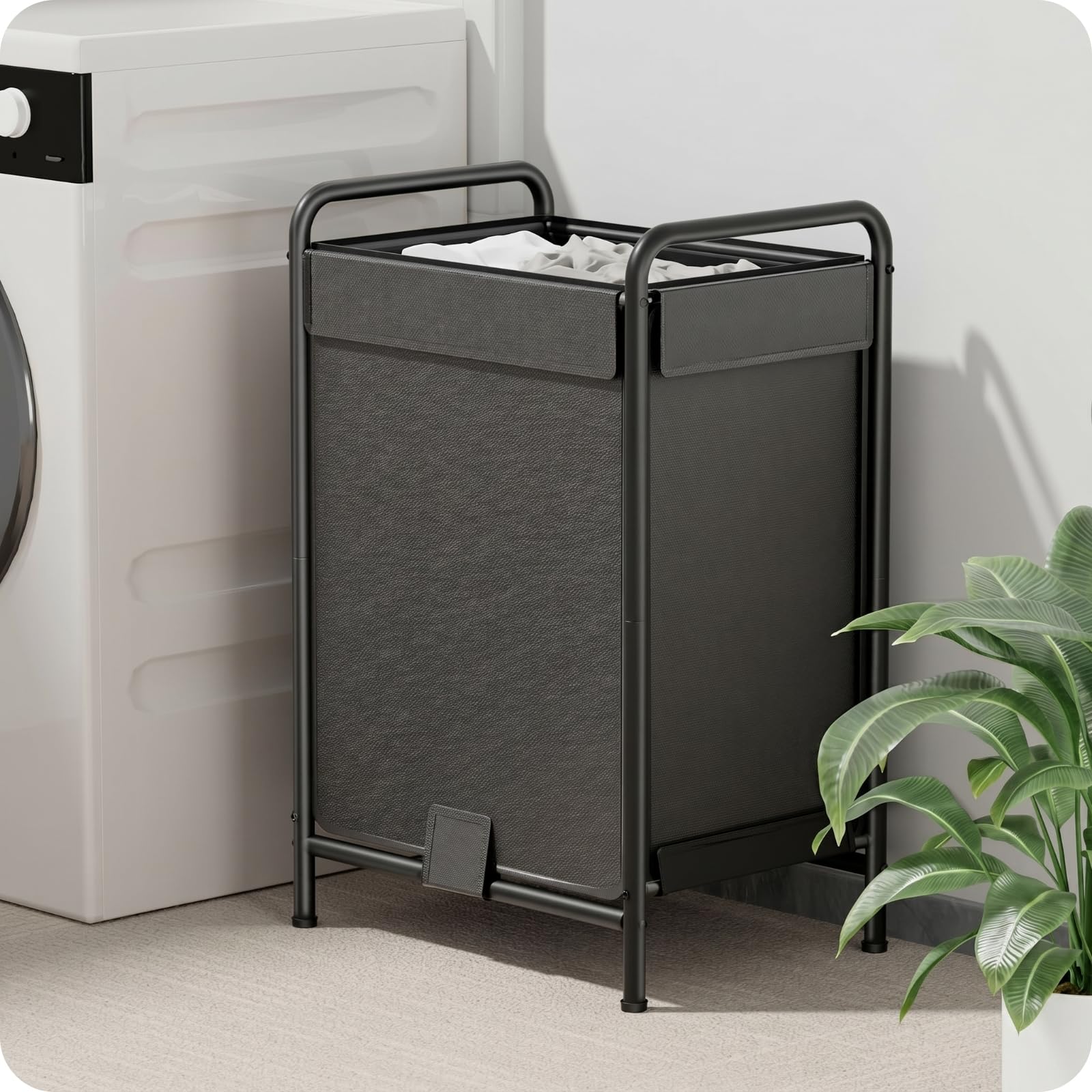 MagiDeal Cesto Biancheria Bagno Cesto Cestino Contenitore Organizzatore in Oxford con Struttura Stabile E Manici a Tubo Apertura Superiore per Carico Facile