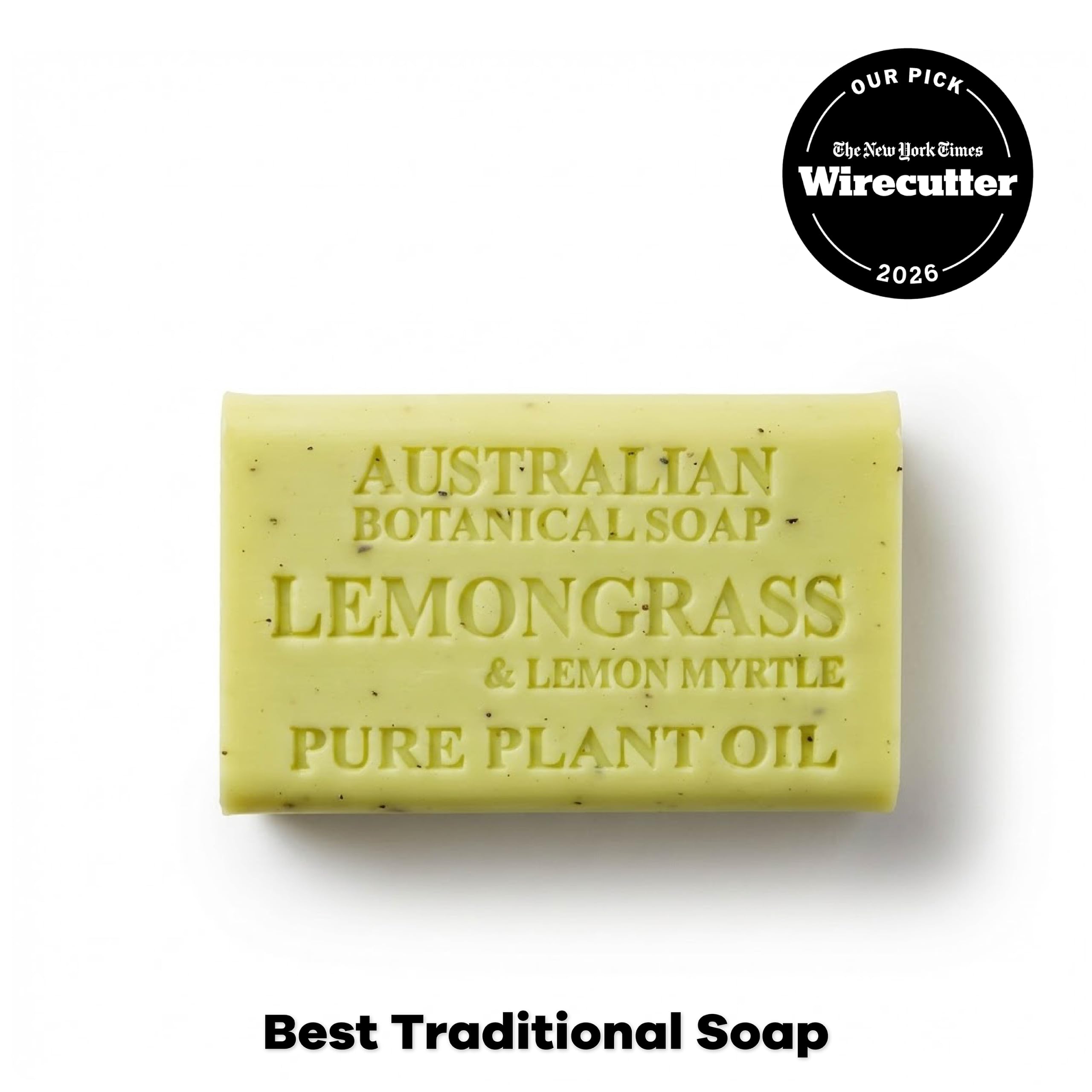 Australian Botanical Soap, Barritas de jabón de limón y limón, 187 g, ingredientes naturales, para todo tipo de piel, enriquecida con manteca de karité, 8 unidades