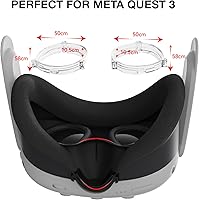 Vista 6 de APEXINNO VR Magnetic Frame Glasses Lens Insert with Removable Anti-Blue Light Glasses for Meta Quest 3 Accessories, VR Blue Light Blocking Lens