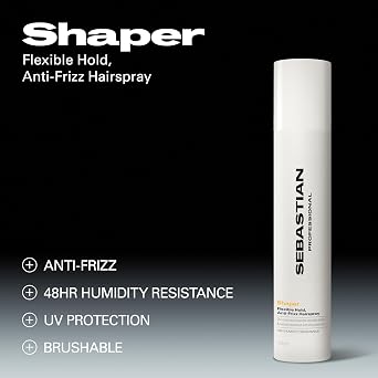 Sebastian Professional Shaper Hairspray, 50 VOC% | Flexible to Medium Hold | Brushable with Control | Packaging May Vary