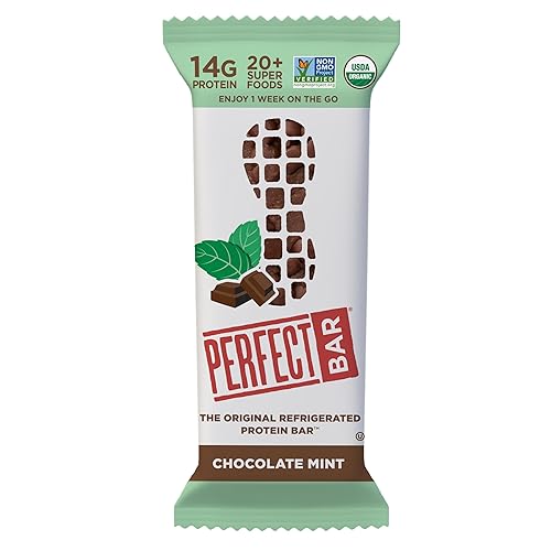 Perfect Bar Proteína Chocolate Mint Limited Batch Orgánico 23 onzas