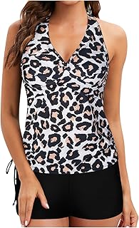 Conjunto de camiseta de dos piezas para hombre, traje de baño tankini para mujer, acolchado, cordón ajustable, pantalones cortos para niño, parte superior de estrella