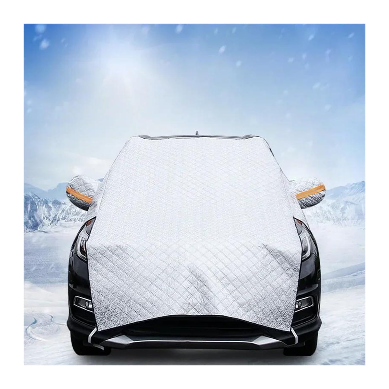 Telo Parabrezza Auto Antigelo Copricappotto per Auto Parabrezza Anteriore Invernale Generale Mezza Protezione da Neve Esterna