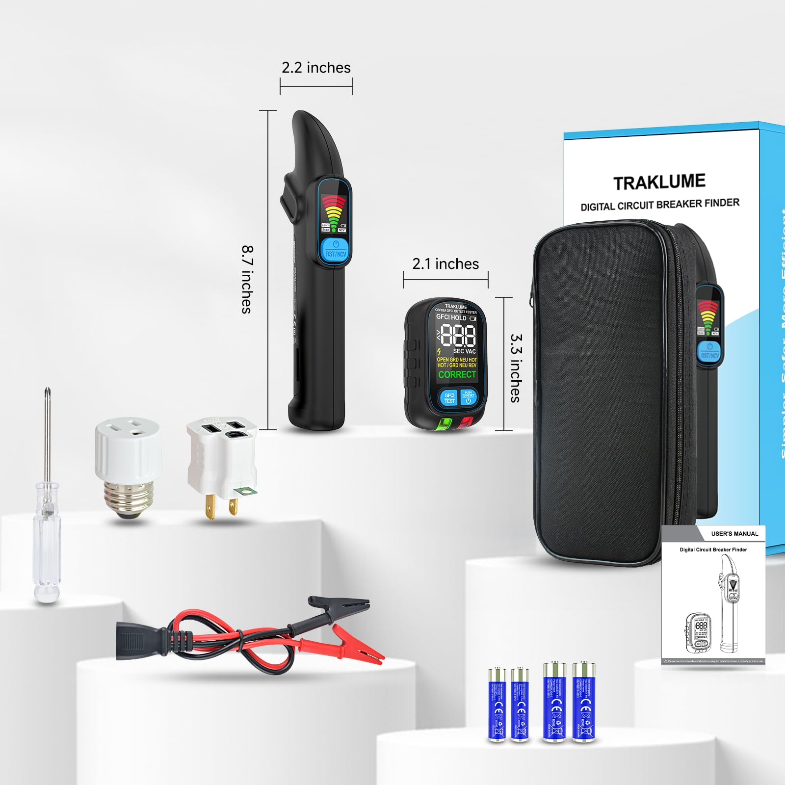 Circuit Breaker Finder & GFCI Tester - NCV Voltage Detection -9