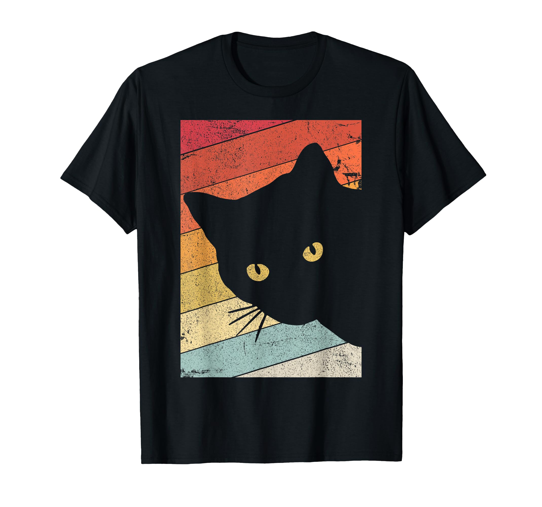 Cat Shirt. Retro Style T-Shirt T-Shirt
