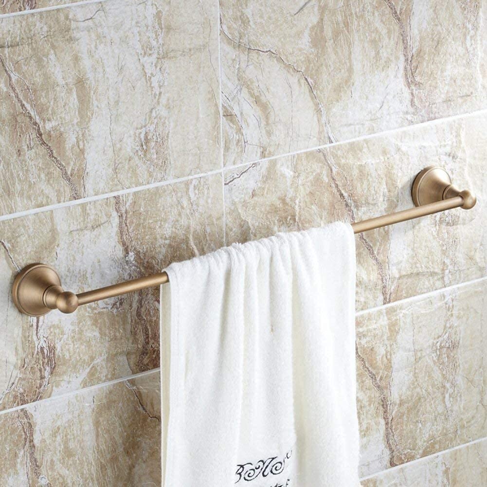 Porte-serviettes en cuivre pour salle de bain barre de suspension murale fixe