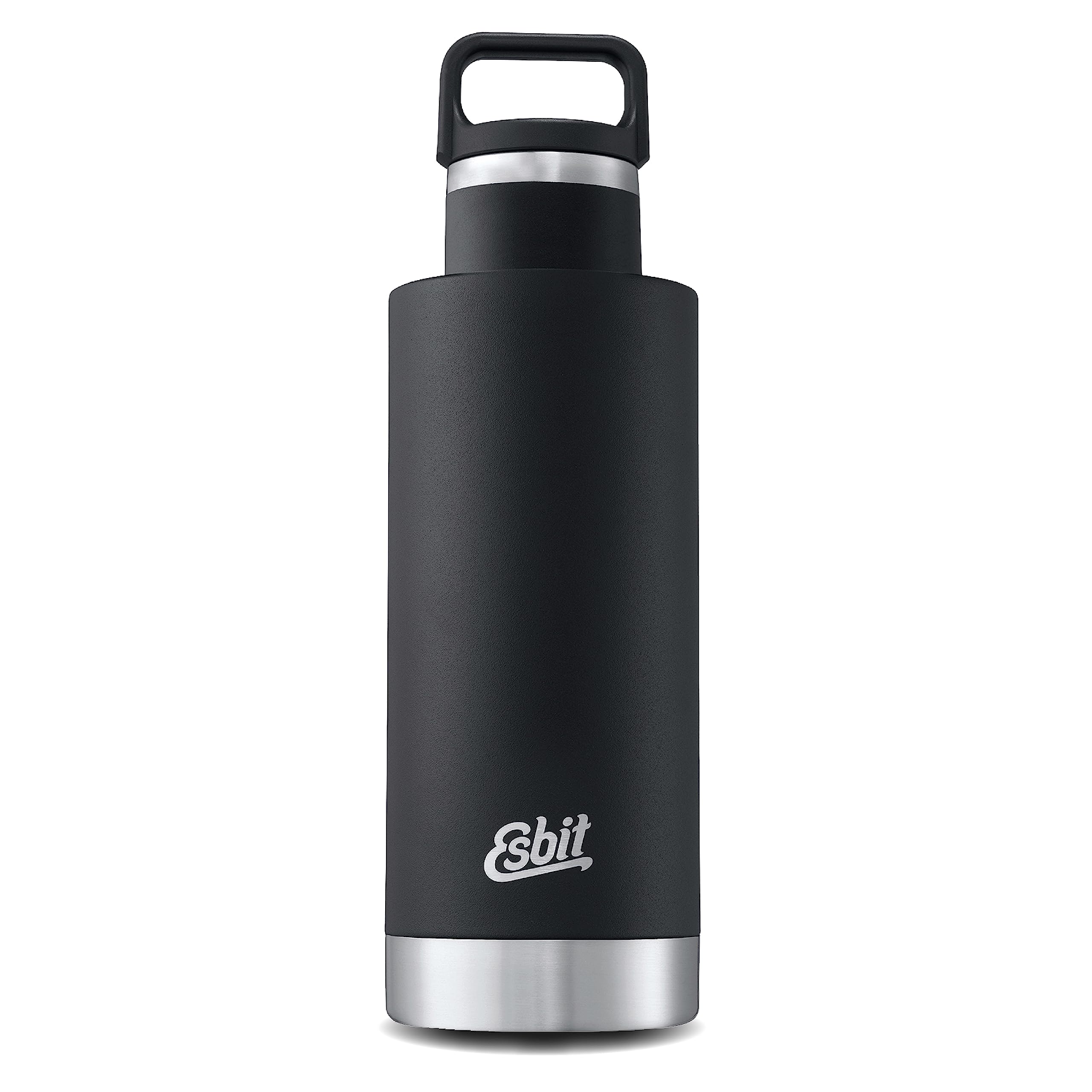 Bouteille isotherme Esbit IB750SC-BK Sculptor au design épuré en acier inoxydable noir