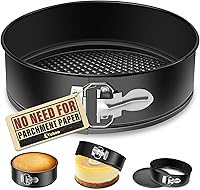 Vakoo 7 Inch Nonstick Springform Pan - Leakproof Cheesecake Pan, Easy Release Baking, No Parchment Needed