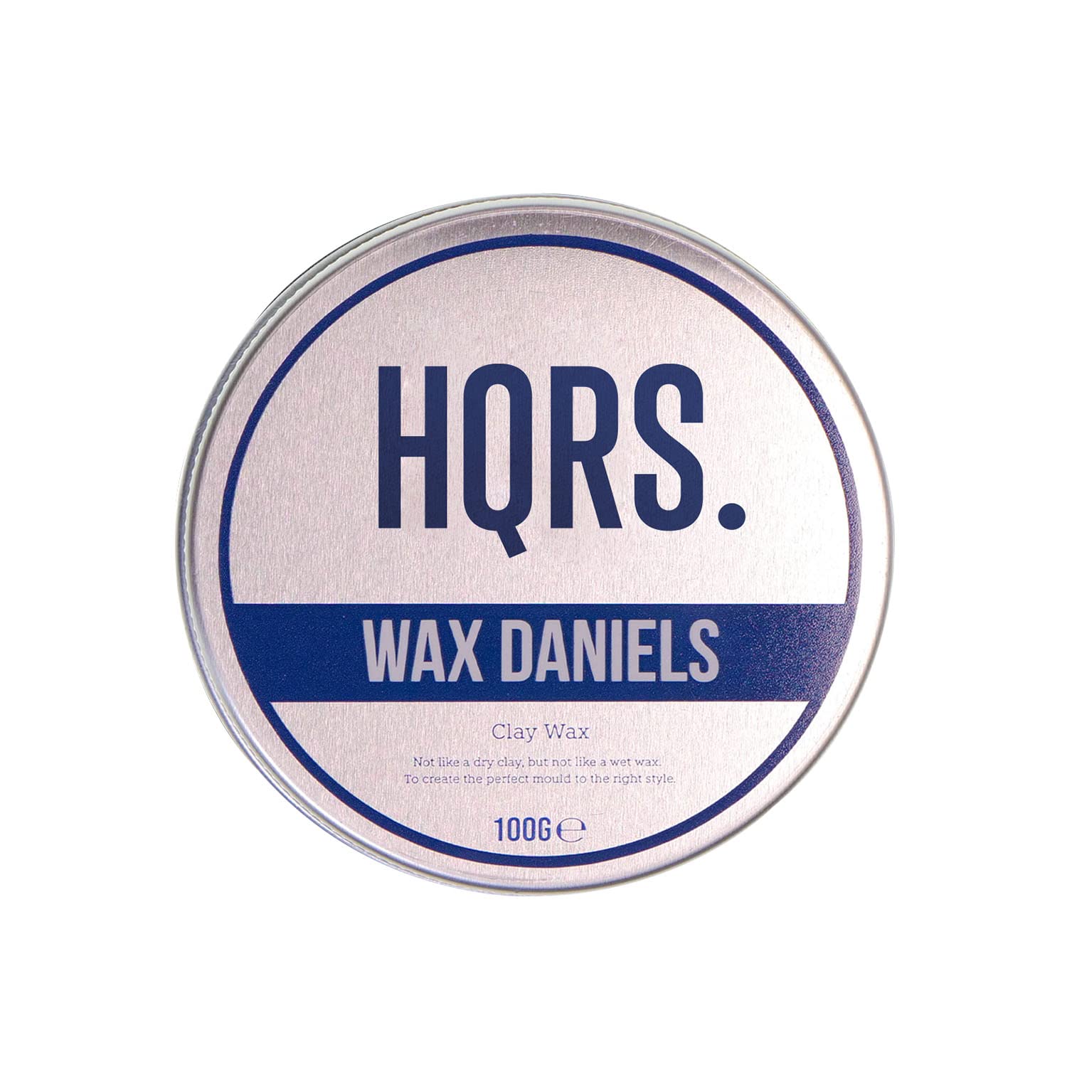 HQRS.Wax Daniels Clay Wax, Matte Finish Medium Hold Professional Hair Styling Wax, 100g