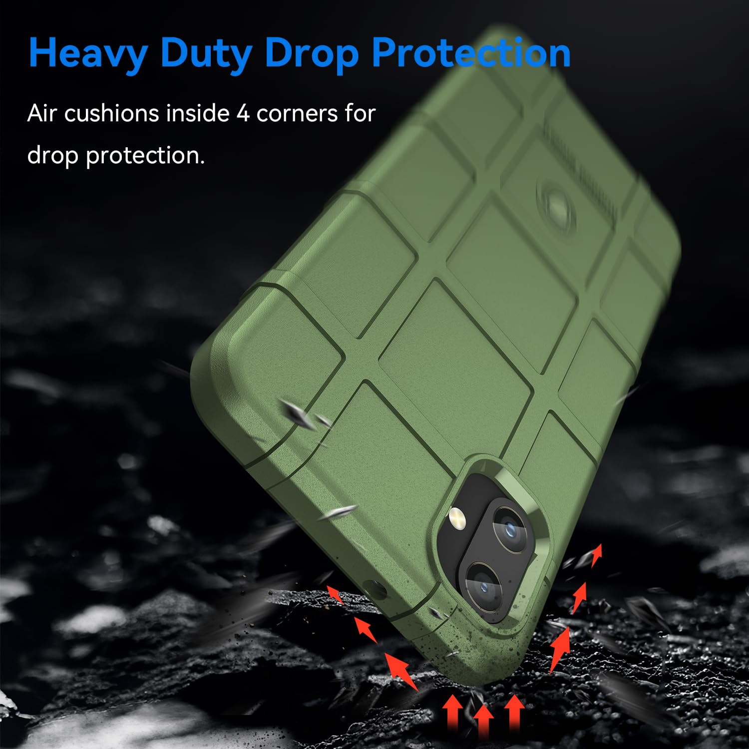 BAIDIYU Funda Para Nokia 1.4, Anti Arañazos, Absorción De Golpes Fundas De Teléfono Resistente A Los Impactos, Funda Del Teléfono Para Nokia 1.4 (azul