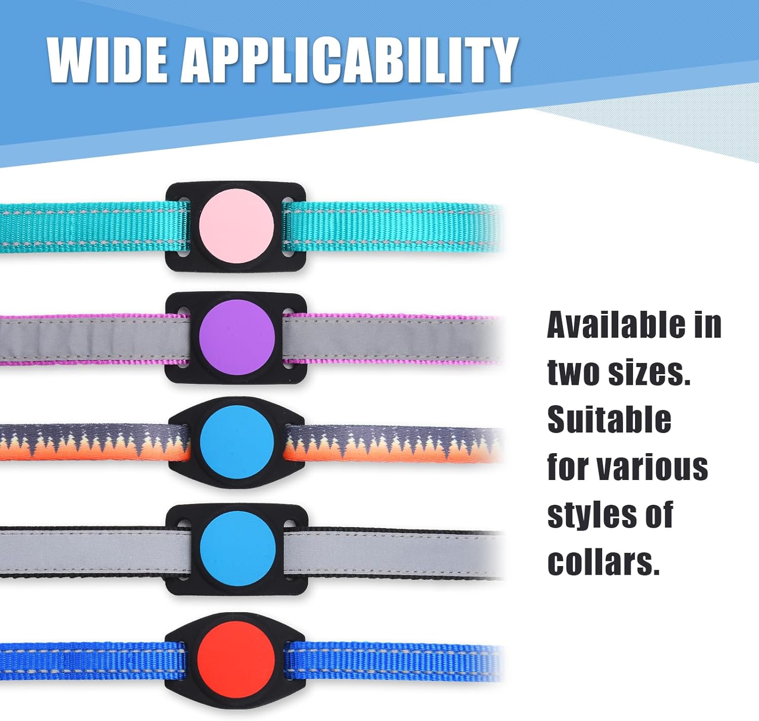 Personalized Engraved Compatible with Airtag Pet Collar Holder,Slide On Compatible with Airtag Case,Adjustable Dog Collar Pet ID Tag,Custom Name Phone for S, M, Large Dogs and Cats (Small Pink) - Image 6