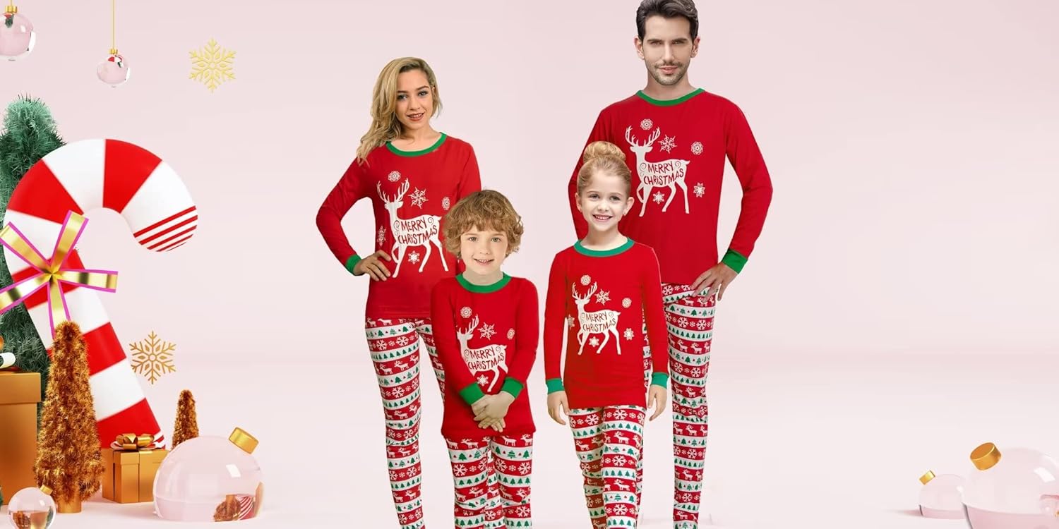 Matching Family Pajamas Christmas Sleepwear Cotton Holiday Pjs - Image 5