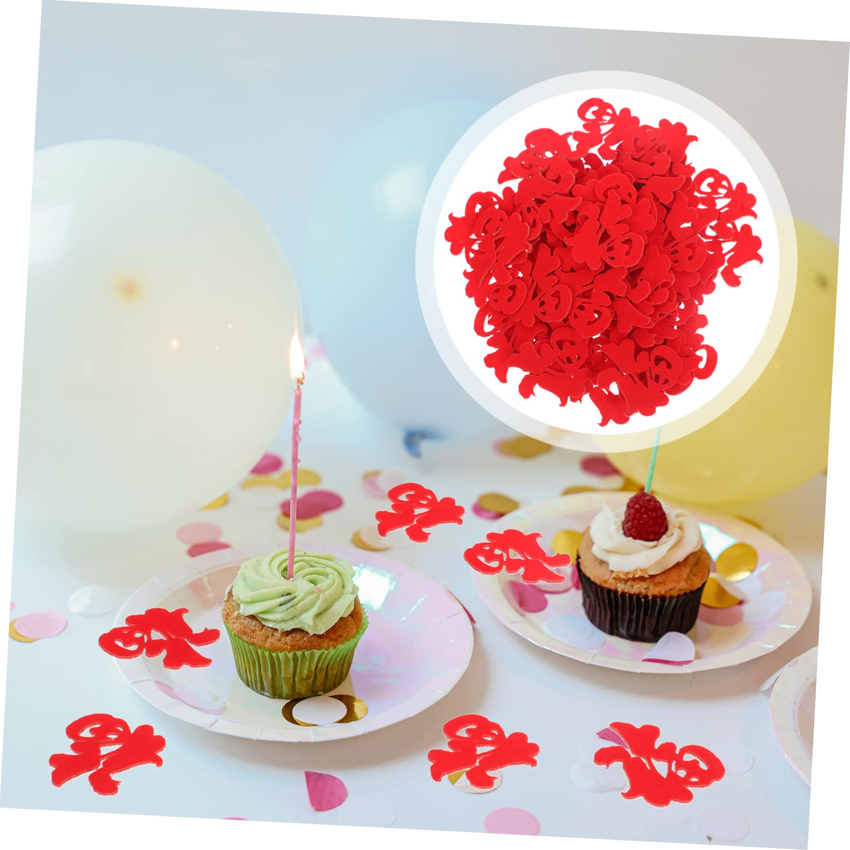 ABOOFAN 5sets Hochzeit Tisch Konfetti Streu Dekorationen Stil Chinesische Dekorationen Für Party 100 Stücke * 5