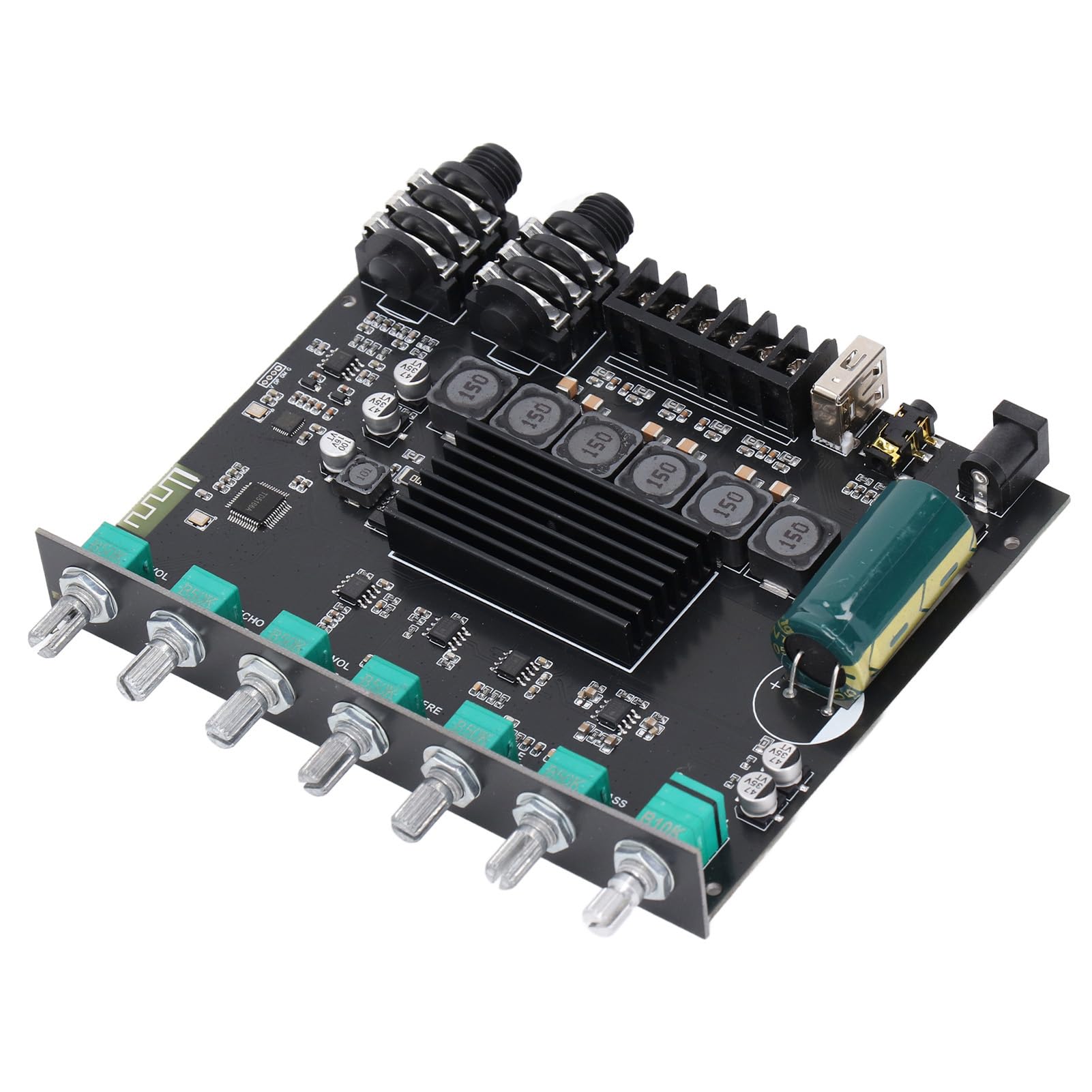 Generic Modulo Amplificatore Bluetooth Ad Alte Prestazioni a 2.1 per gli Appassionati di Musica DC12-24V