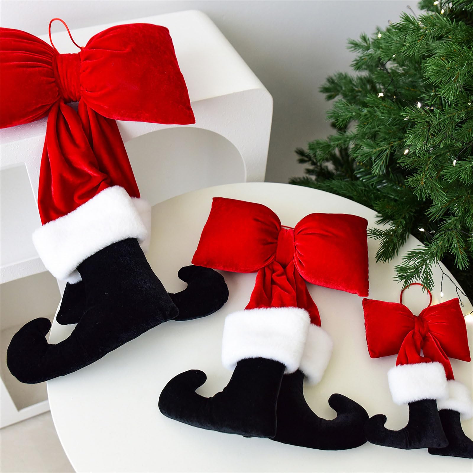 Decoración de la Curva del árbol para la de Entrada del Porche y arreglos Decorativos de la Boda de Invierno Decoración de la Curva del árbol de Navidad