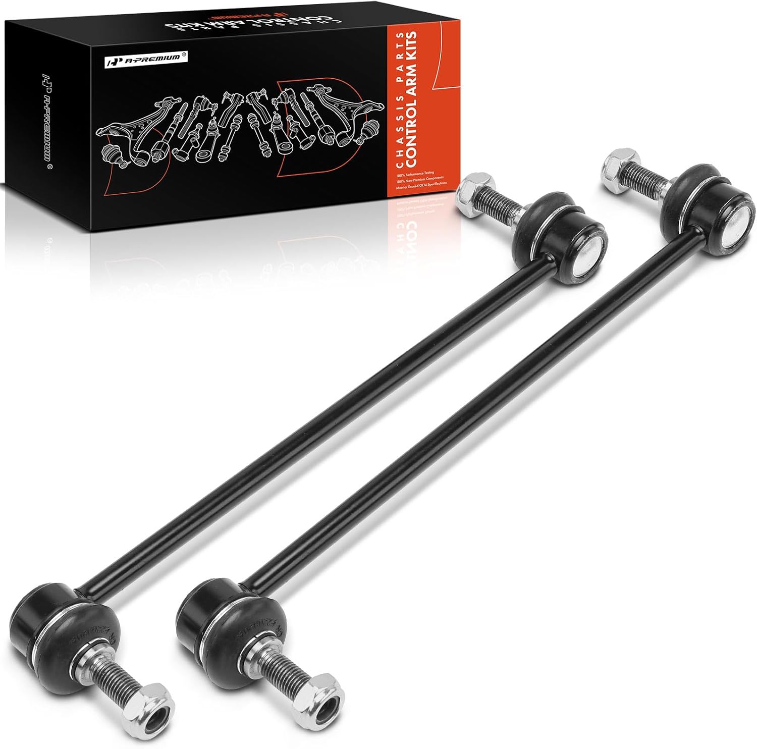 A-Premium 2 x Front Sway Bar Links Stabilizer Bar Links, Compatible with Jeep KL Series Cherokee 2014-2023