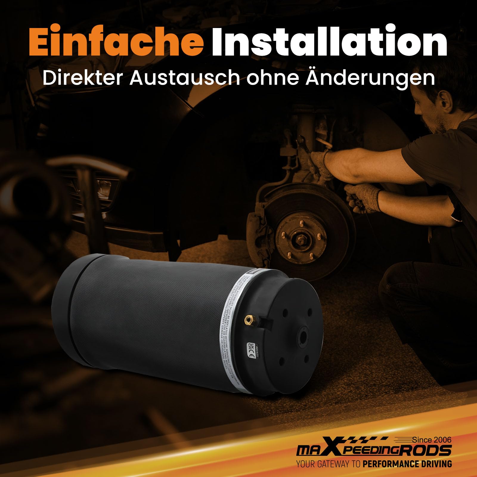 maXpeedingrods 2 Molle ad Aria Pneumatiche Posteriore Sinistro e Destro per Mercedes-Benz R-Class W251,Sospensione Pneumatica Ammortizzatori ad Aria Rear Suspension Air Spring Bags