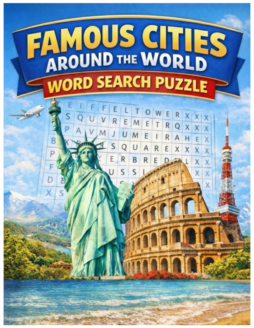 Famous Cities Around the World: Word Search Puzzle