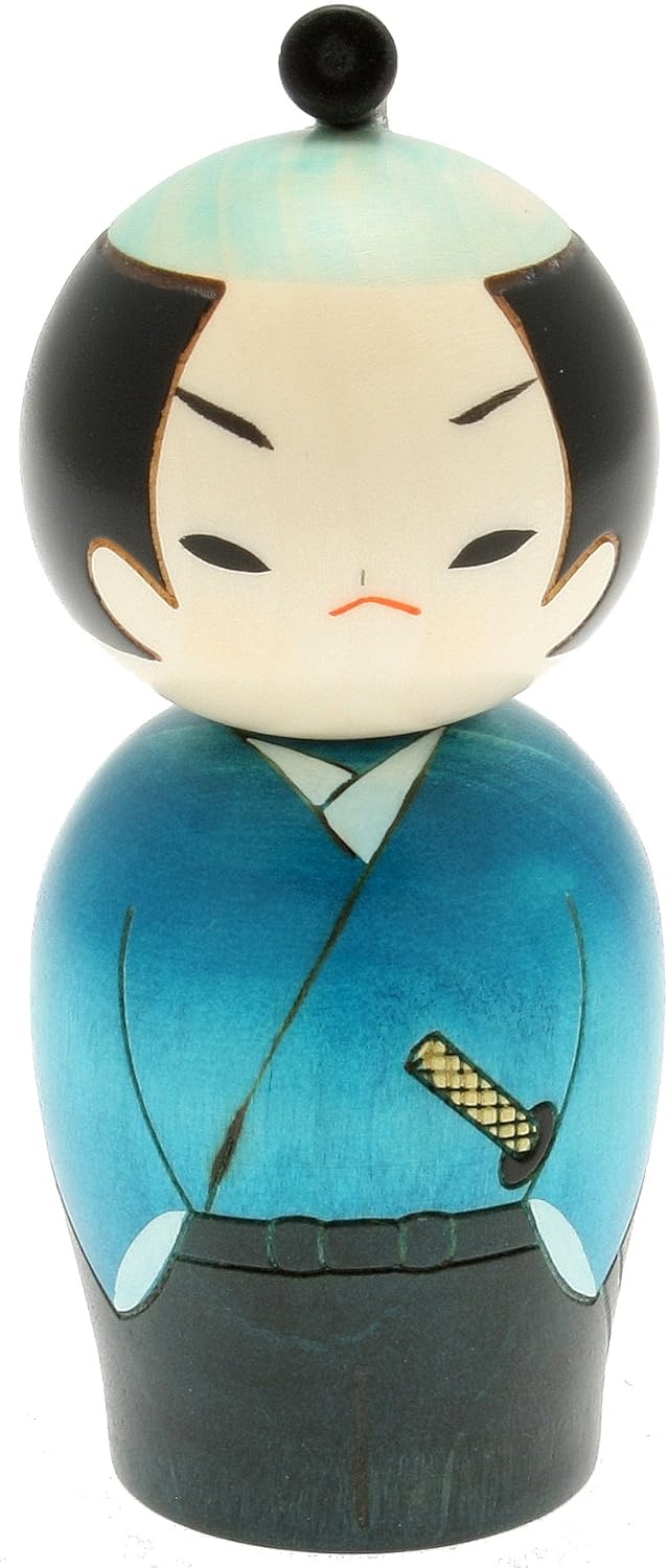 Usaburo Japanese Kokeshi Doll, Yuji The Ronin