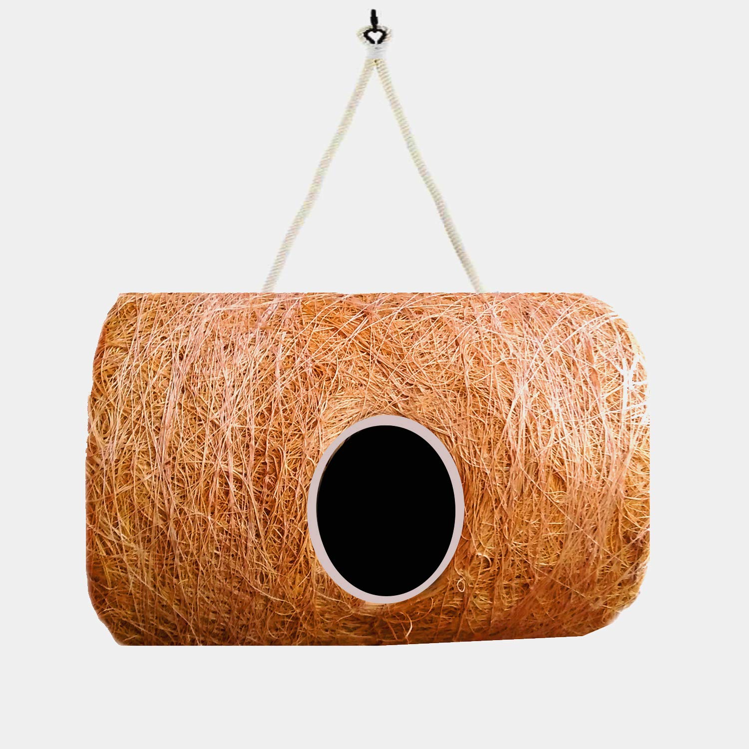 LIVEONCE Cylinder Bird House Purely Handmadelove Birds/Sparrow/Small Birds/Color -Natural (B0854FZQSK) Amazon Price History, Amazon Price Tracker