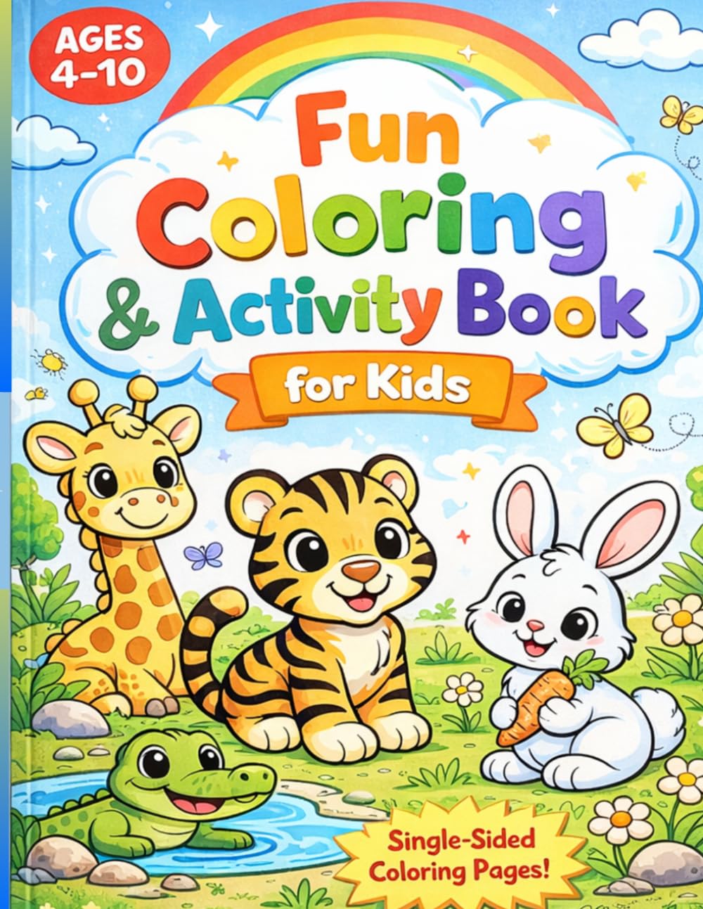 Fun Coloring & Activities Book for Kids