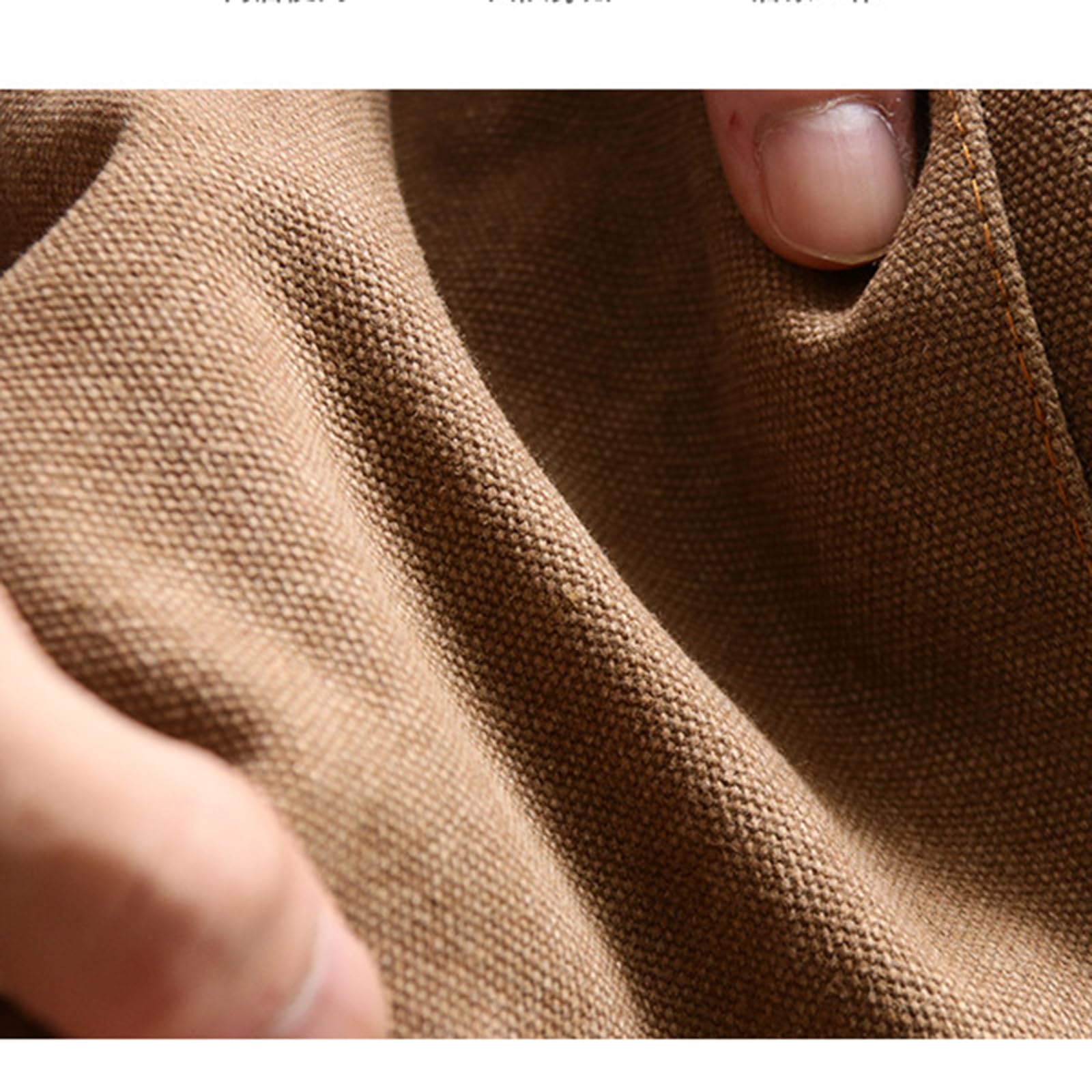 Delantales De Barbacoa para Hombre, Delantal De Trabajo Práctico De Trabajo con Bolsillos para Peluquero, Cocina, JardineroBlack,One Size