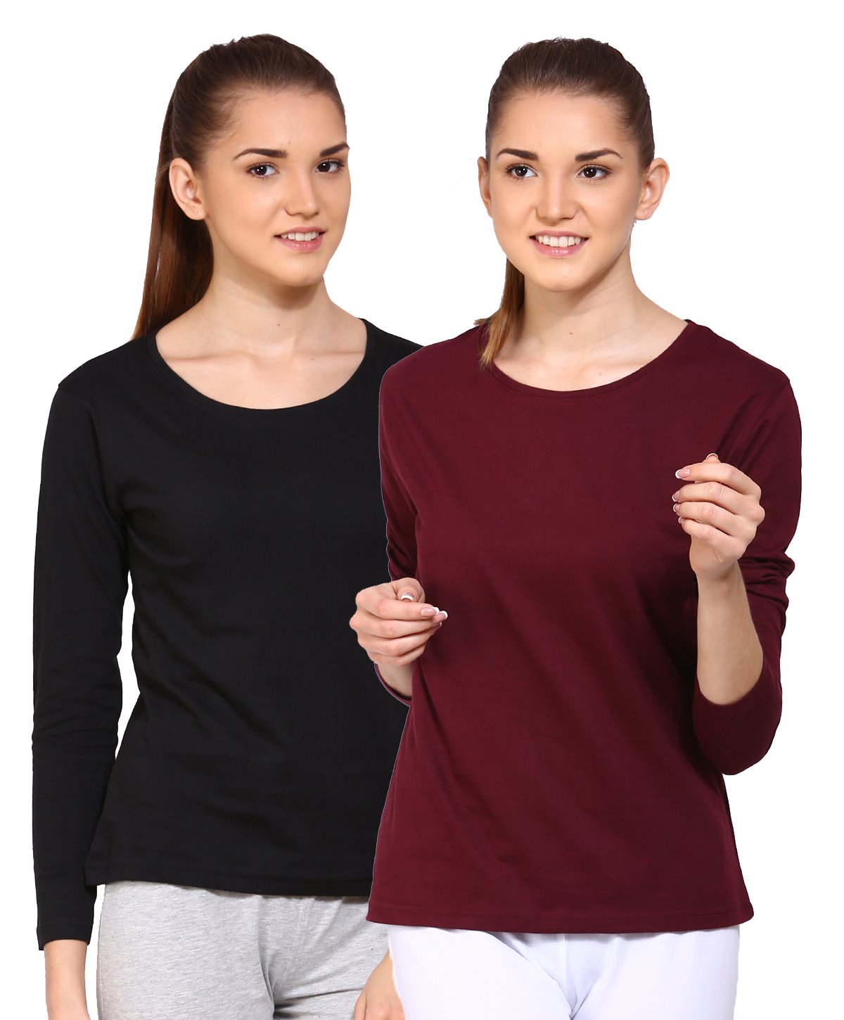 ap'pulse Women's Classic Fit T-Shirt (Pack Of 2)-picture-34