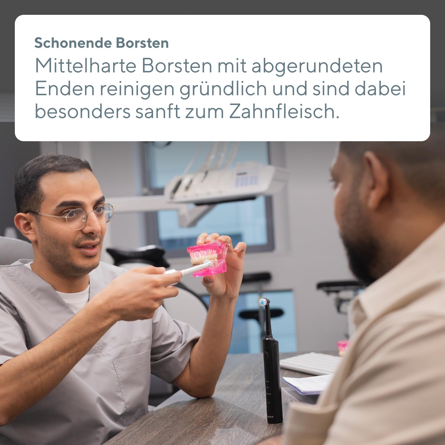 B.Well PRO-800 Rotierende Zahnbürste | 3 Modi & 35 Tage Akku | Schweizer Qualitätsstandards: 3 Modi, 2-Minuten-Timer mit 30-Sek-Intervall, Induktionsladen & 2 farbige Bürstenköpfe.