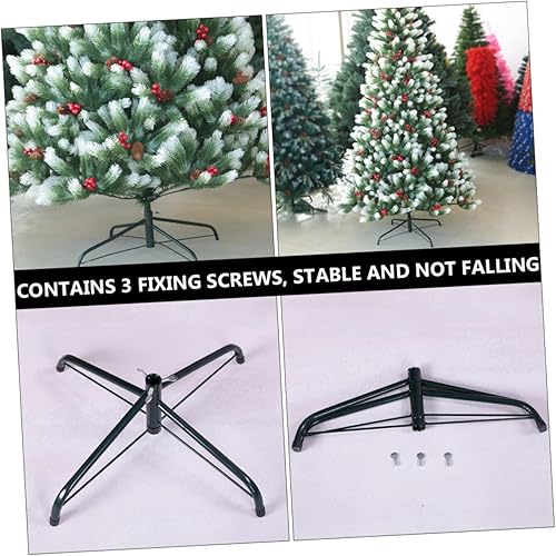 Miniatura 4 de Soporte para árbol de Navidad, soporte plegable para árbol de Navidad, soporte de árbol de Navidad artificial, soporte giratorio para árbol de