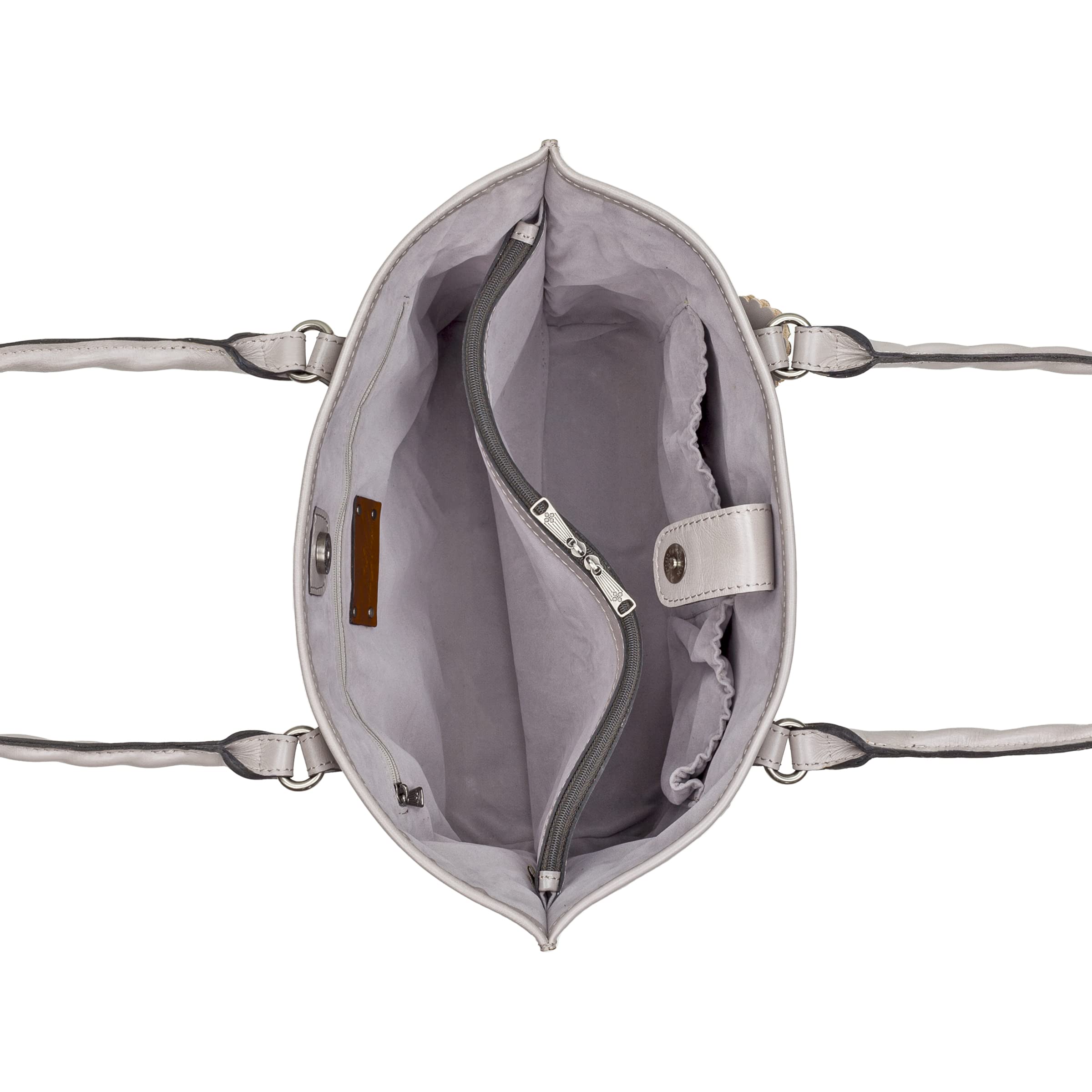 Patricia Nash Womens Tote Purse - Adeline Full Grain Leather Tote Bag