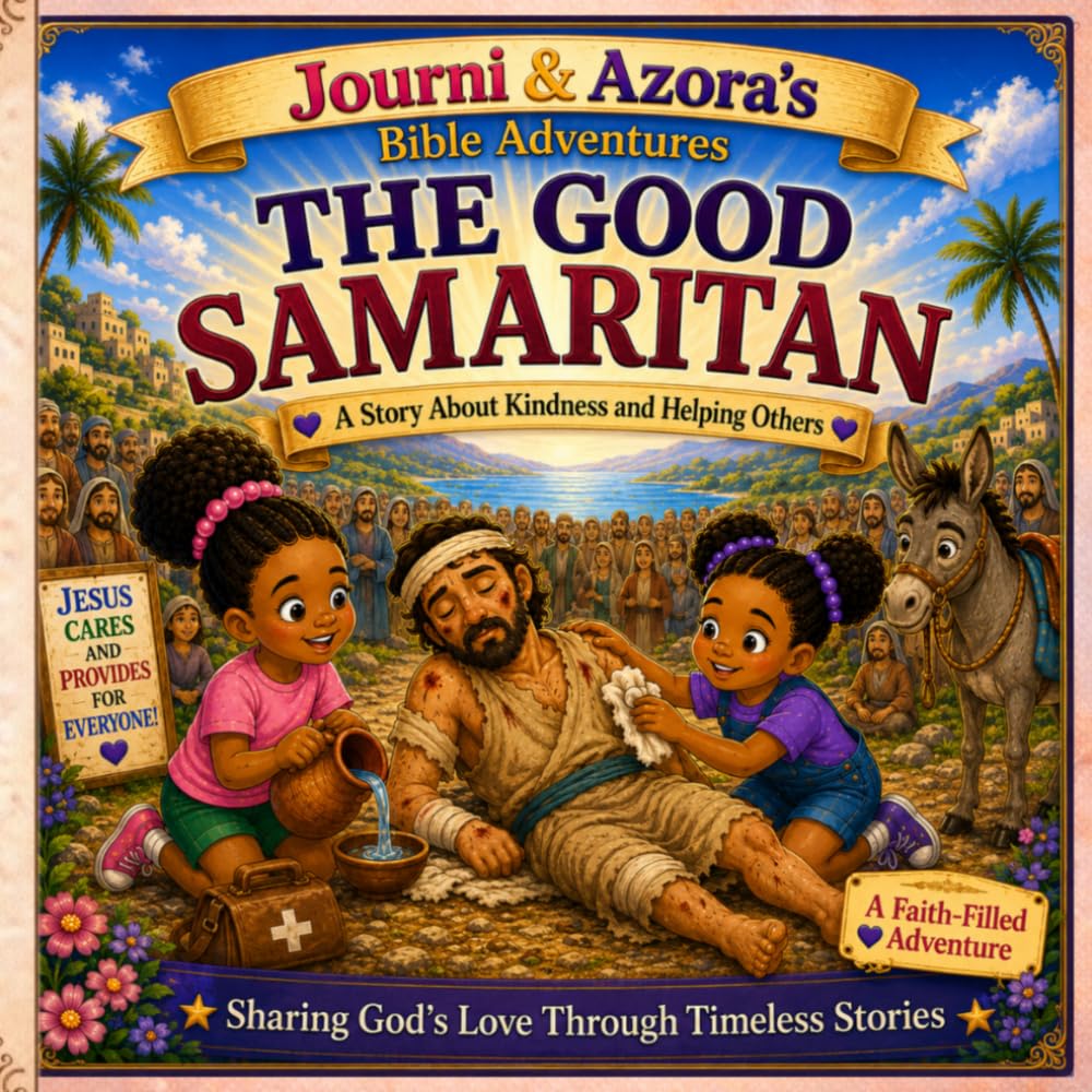 Journi & Azora’s Bible Adventures: The Good Samaritan: A Story About Kindness, Helping Others, and God’s Love
